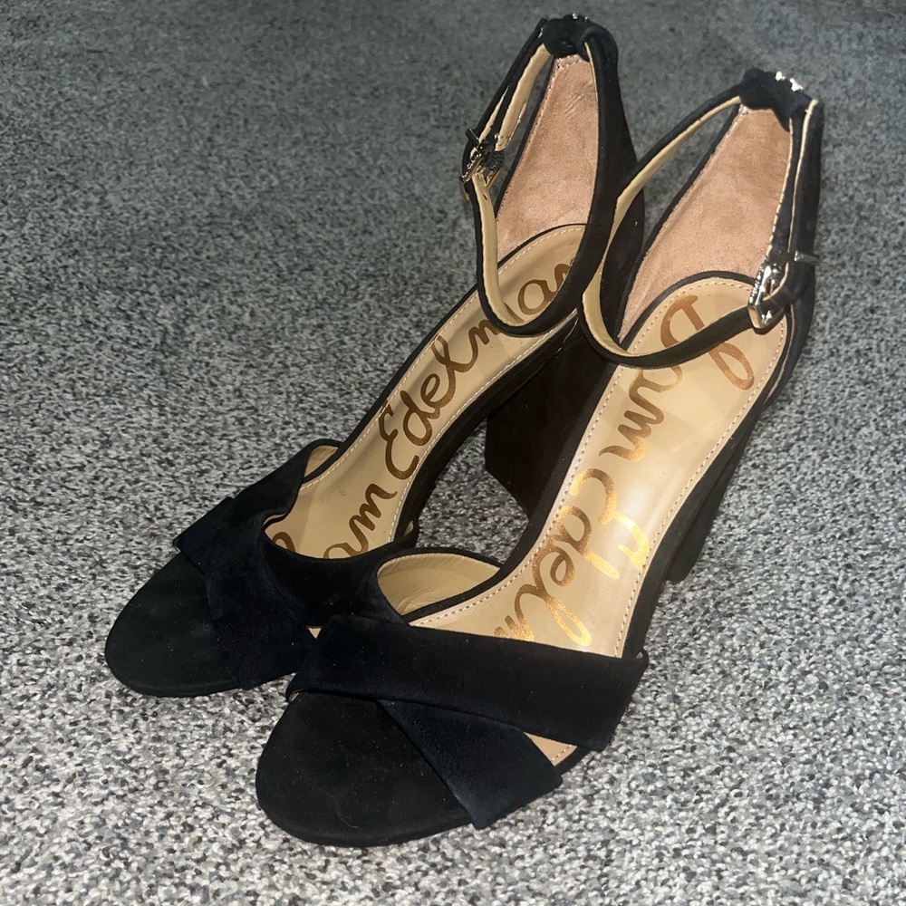 Sam Edelman yancy block heels peep toe